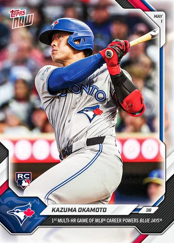 Kazuma Okamoto 2026 Topps Kazuma Okamoto #150 Blue