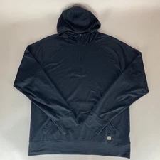 Vuori Navy Blue Athletic 1/4 Zip Pullover Hoodie Mens Large