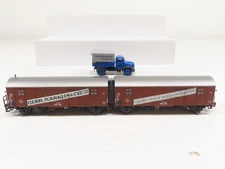 Marklin 48009 HO Museum Car Set 2009 w/Metal Magirus Truck LN