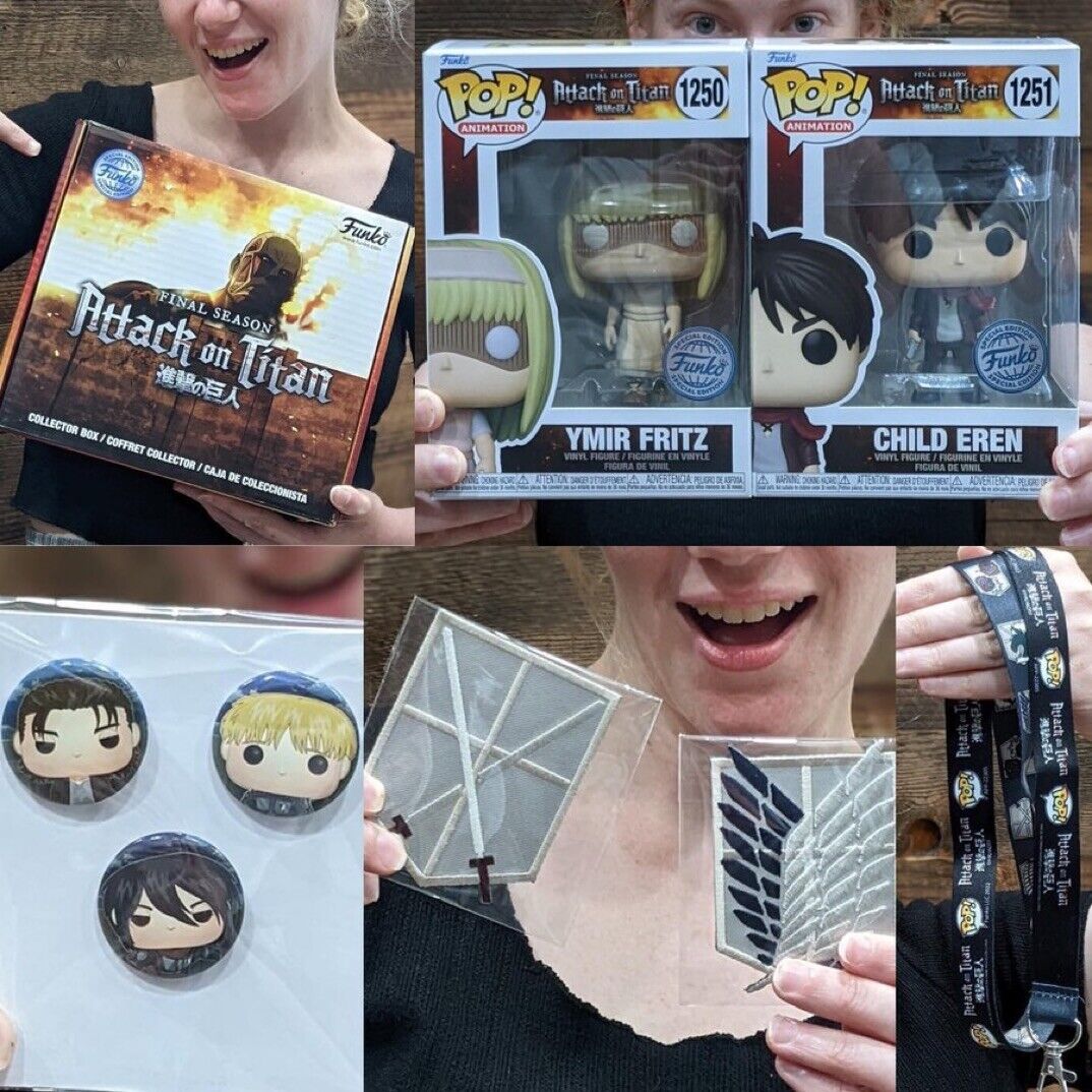 Funko Pop! Attack on Titan - No Fight No Victory - Bundle (Set of 4)