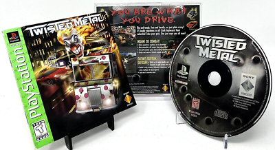 Twisted Metal (PlayStation 1, 1995) Greatest Hits - Complete in 
