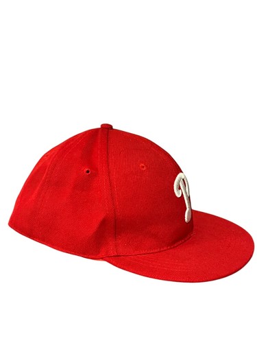Philadelphia Phillies Baseball Red Fitted Hat Size 7 3/4 - Picture 5 of 10
