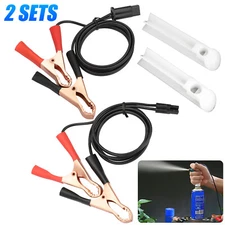 Universal Fuel Injector Flush Cleaner Adapter DIY Kit Car Cleaning Tool & Nozzle