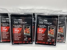 Ultra Pro One-Touch Magnetic Card Holder BLACK BORDER 35pt Point, LOT of 5 