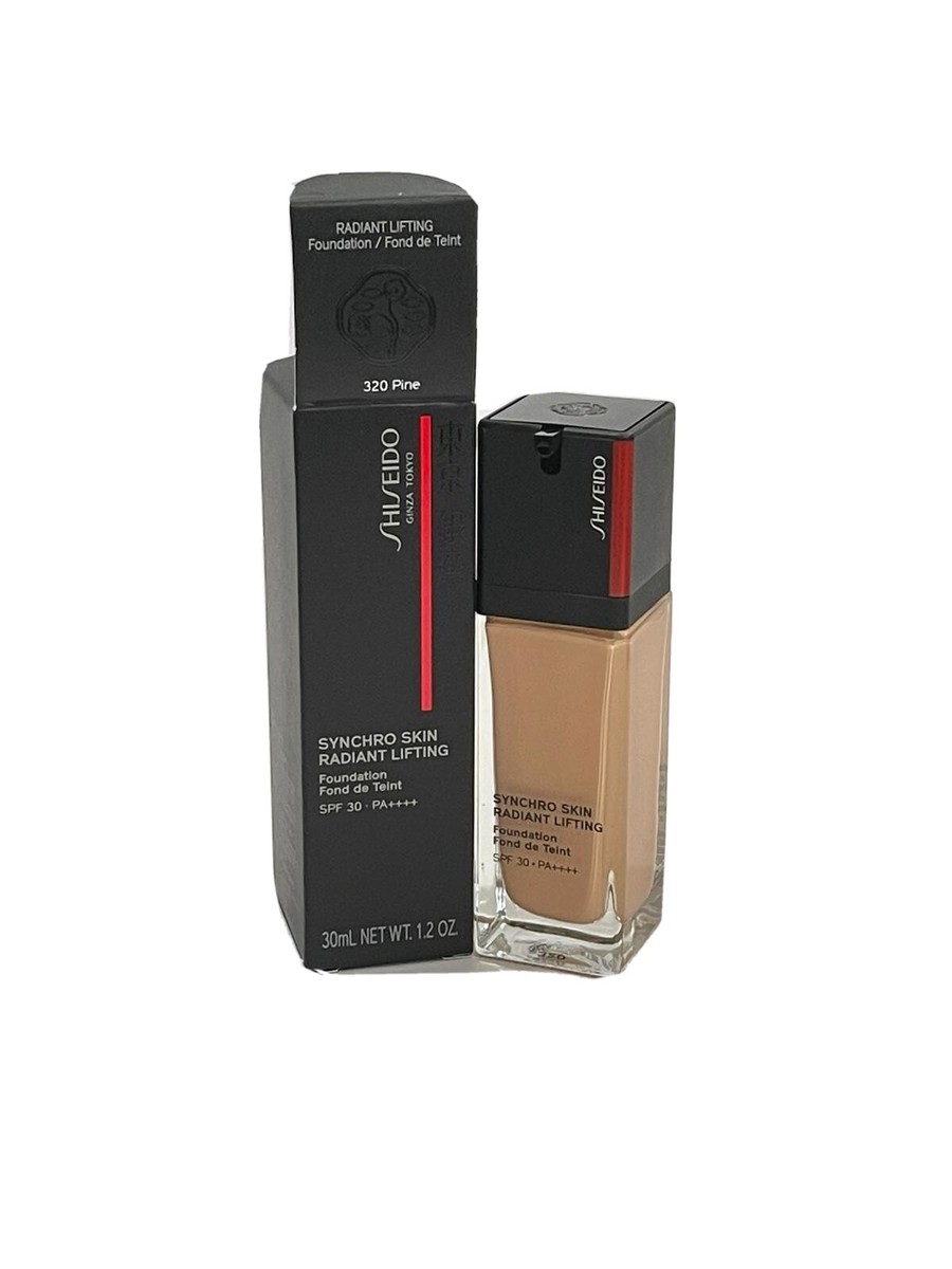 SHISEIDO SYNCHRO SKIN RADIANT FOUNDATION 320 PINE 1oz New