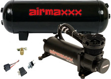 Airmaxxx 480 Black Air Compressor W3 Gallon Tank 165200 Switch Air Ride Kit