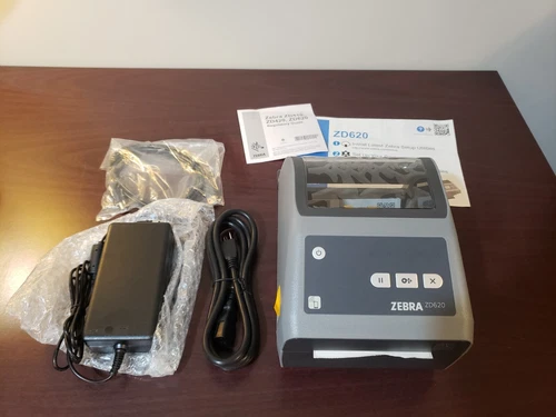 TESTED Zebra ZD620 Direct Thermal Label Printer 300 dpi USB LAN Serial Bluetooth