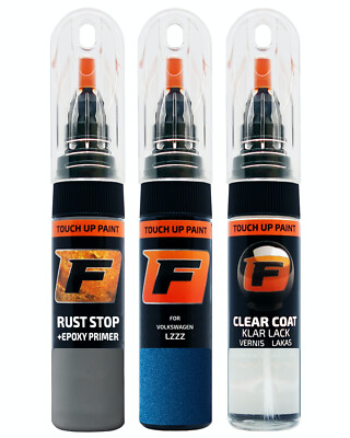 für VOLKSWAGEN LZZZ RISING BLUE LACKSTIFT Reparatur Set Autolack Kratzer