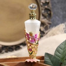 1Pc Fashion Pink Angel Girl Perfume Bottle Refillable Lotion Cosmetic Container