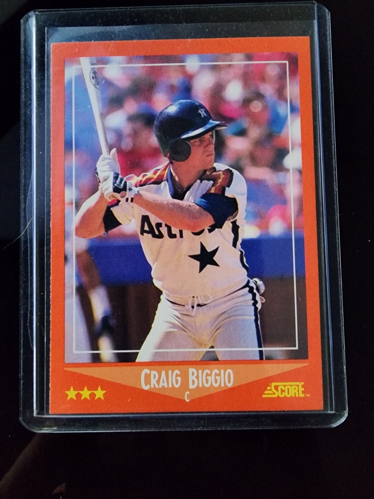 1988 Score Rookie & Traded - Craig Biggio (#103T)  Houston Astros