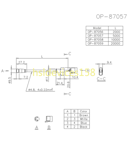 1PC 1pcs Keyence OP-87057 - Picture 2 of 3