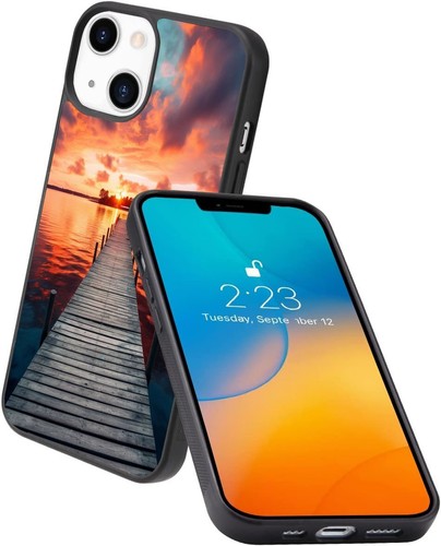 For iPhone SE XS XR Max 5 6 7 8 Plus Fitted Case Skin Beach Sunset Twilight Pier - Picture 18 of 25