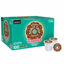 Keurig The Original Donut Shop Medium Roast Coffee Reg K-Cup Pods 100 Count