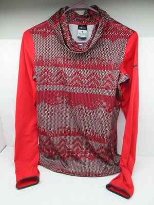 MINT Women's NIKE PRO HYPERWARM Nordic Infinity Long Sleeve Shirt LARGE 638331 | eBay