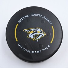 2024-25 Nashville Predators Game Used Pucks - Choose Your Game