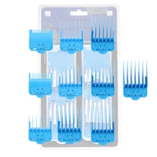 Supreme Trimmer Magnetic Guide Combs | 10 Guards for Clippers | CMG100 Blue