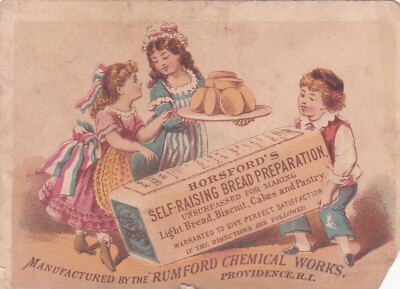 Horsford's Bread Preparation Rumford Burnham & Kelly Willimantic CT  c1880s