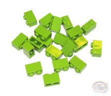 LEGO Classic - 3-Buck Bag - 20-pc 1x2 Brick - Lime - New - 3004
