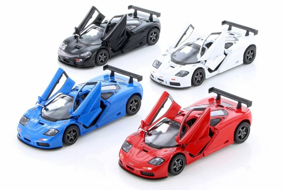 KINSMART MCLAREN F1 GTR HARDTOP BOX OF 12 1 36 SCALE DIECAST CARS