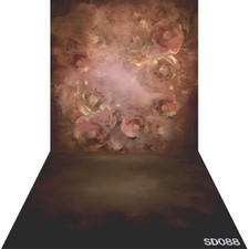10'x20' CP Flower Wedding Scenic Microfiber Fabric background backdrop SD088