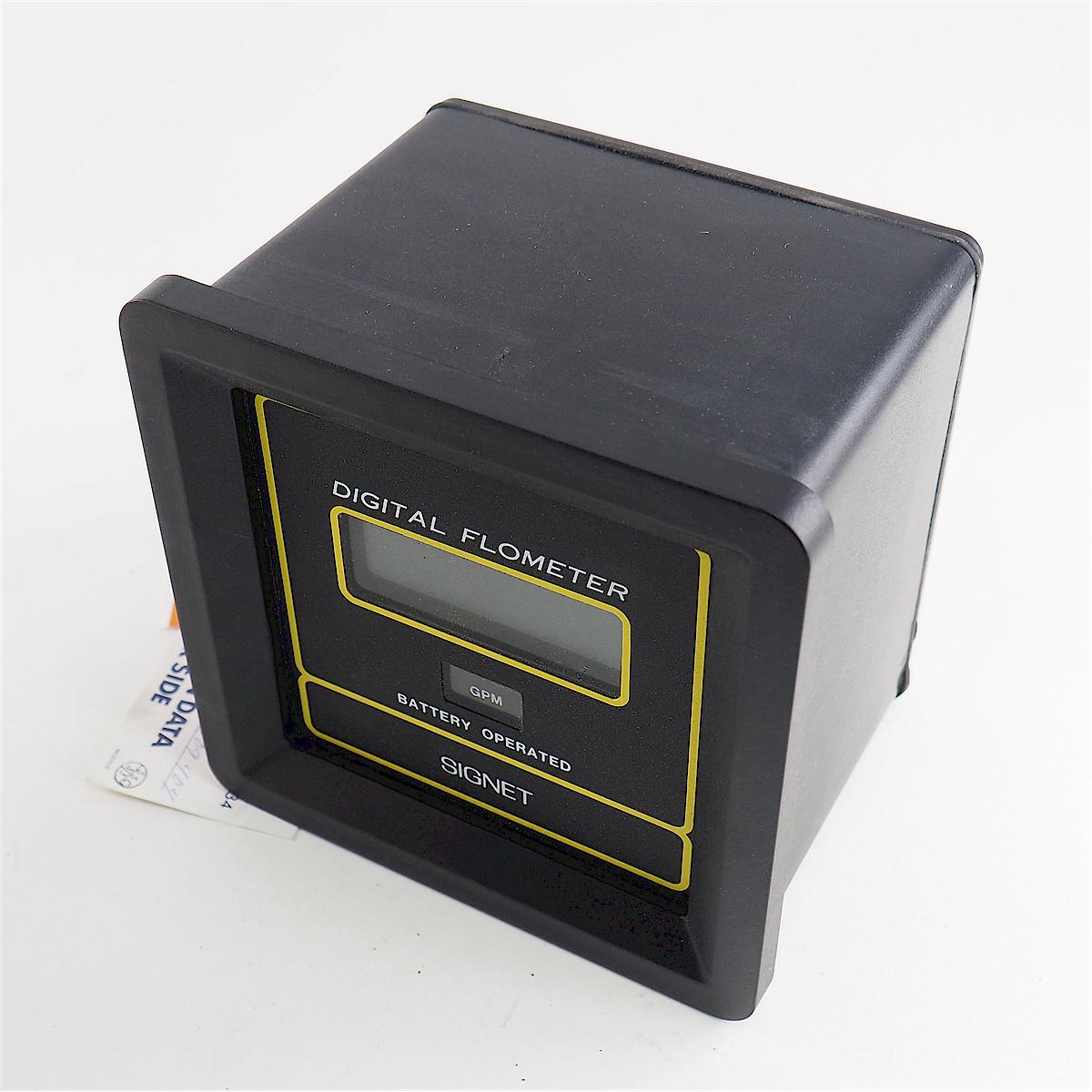 NEW Signet Digital Flow Meter 0-50GPM Battery Operated (P/N