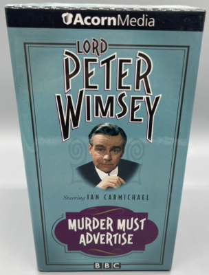 Lord Peter Wimsey Complete 4 VHS set 1973 Vintage (Acorn Media