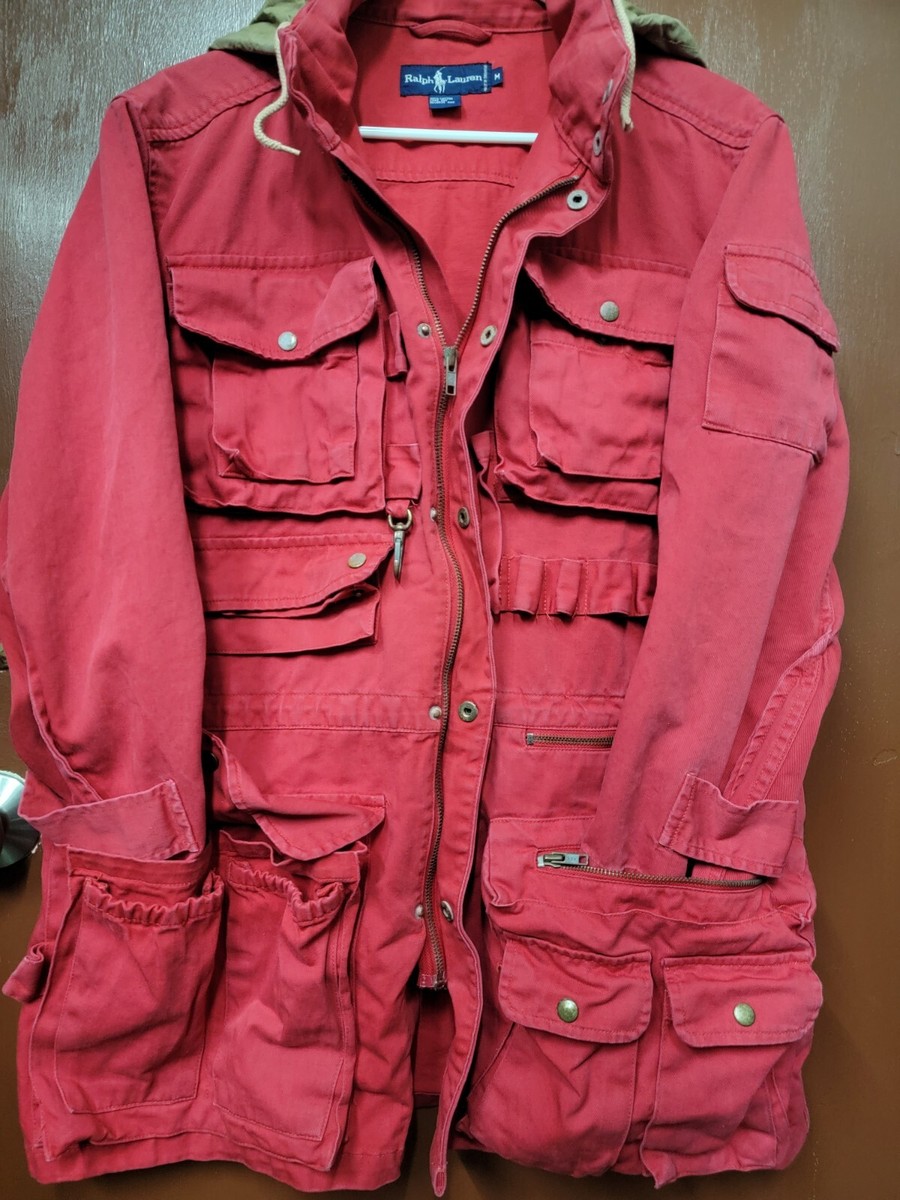 Vintage Polo Ralph Lauren 13 FRONT POCKETS 🔥 Military Coat
