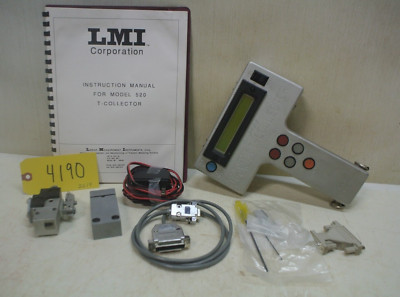 LMI Flush and Gap Transducer Md # 300 w/T-Collector and Md # 520 Data Collection