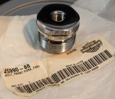 NOS Harley-Davidson Fork Slider BOLT CAP #45990-88 FXRT FXRS FXR conv. '88- up