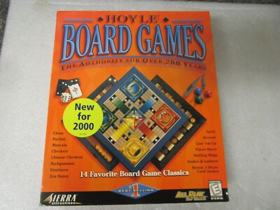 Hoyle Board Games - SIERRA Big Box Software - Vintage/Rare - New-Factory Sealed