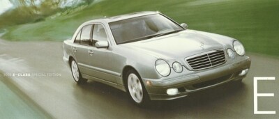 2002 MERCEDES-BENZ E-CLASS SPECIAL EDITION brochure catalog folder E 320 430