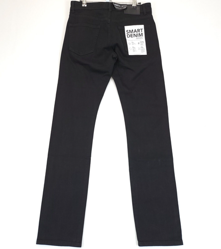 DL1961 Russell Slim Straight Black Denim Pants Men 29 x 34 Jeans 5 Pocket - Picture 2 of 12