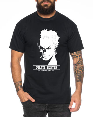 Hunter Zorro One Manga Herren Ruffy T-Shirt Anime Piece