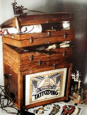 Vintage Tattoo Image 14 x 11" Photo Print