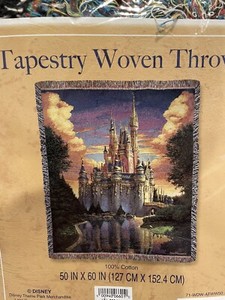 21 Disney Cinderella Castle 50th Anniversary Tapestry Woven Throw 50 X60 Ebay 21 Disney Cinderella Castle 50th Anniversary Tapestry Woven Throw 50 X60 Ebay