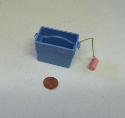 FISHER PRICE Loving Family Dollhouse ICE CHEST ~ Cooler & Bottle Rare Blue Color