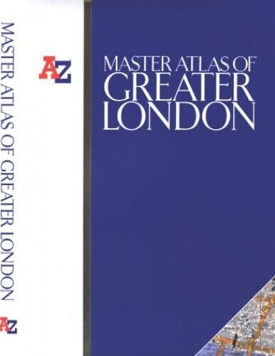 A-Z Master Atlas of Greater London by Geographers' A-Z Map Company Hardback The - Imagen 1 de 2