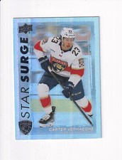 2023-24 Upper Deck Series 1 STAR SURGE CARTER VERHAEGHE