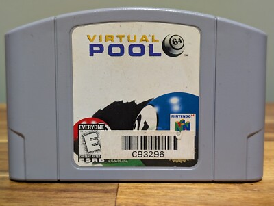 Virtual Pool 64 (Nintendo 64, 1998) N64 Genuine OEM Authentic