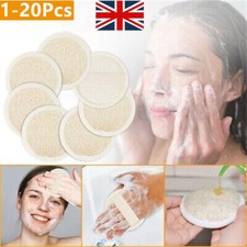 5-20X Exfoliating Natural Loofah Pads Luffa Body Facial Sponge Scrubber Brush.