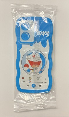 New Oppo A57 Cube Lens Wave Pattern - Transparent-Ice Cream Doraemon Phone Case