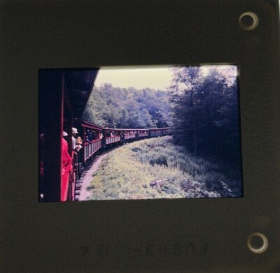 1983 CASS SCENIC RAILROAD TRAIN, WEST VIRGINIA 35mm Film Slide FREE US SHIPPING!