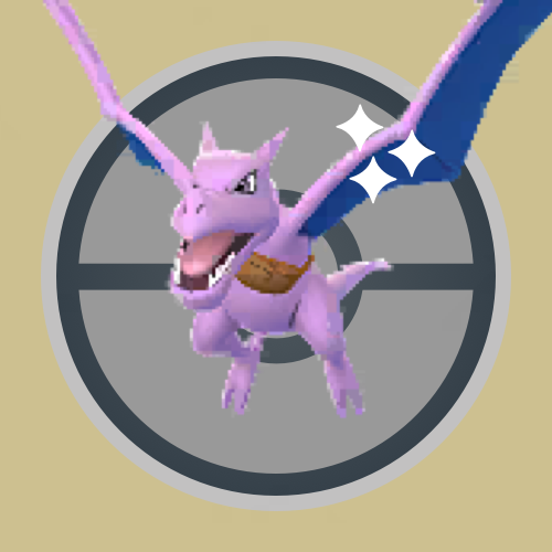 SHINY ✨ AERODACTYL W/SATCHEL!!! ✨ - PKMN GO!!! - NON REGISTERED