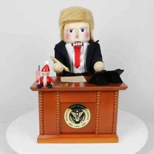 New for 2025 - Steinbach The Resolute Desk of the President - TRUMP Nutcracker
