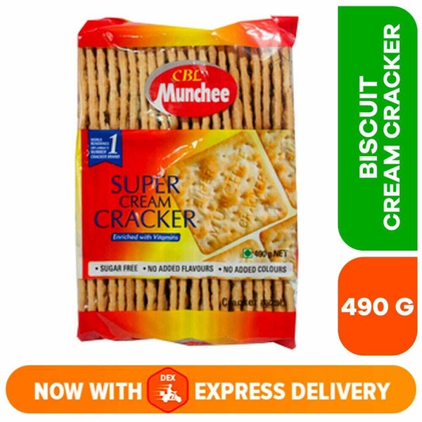 Galleta saludable Munchee Super Cream de alta calidad envío gratuito 490 g
