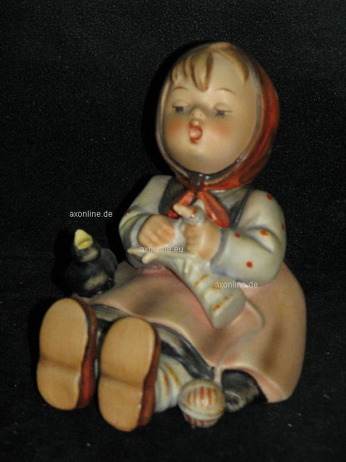 Figurine Hummel 69 Strickliesl 9 Cm - Occasion En Excellent état - Collection