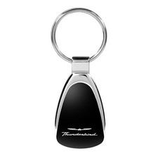 Llavero Ford Thunderbird Black Tear Drop, con licencia oficial