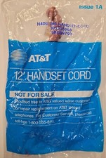 Vintage NOS AT T 12' Handset Spring Cord Dark Teaberry Pink Trimline H4DU 146