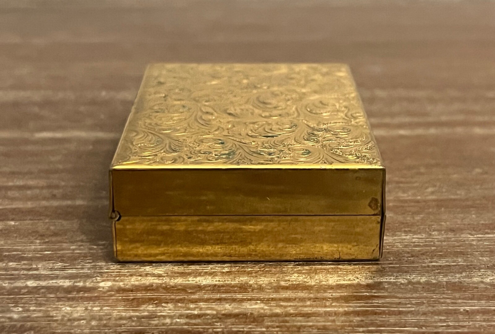 ELGIN AMERICAN Music Box Mirrored Compact PLAYS ANNIVERSARY SONG TESTED WORKING