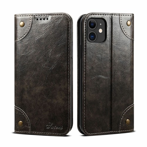 Luxury Leather Wallet Flip Magnetic Stand Case Cover For iPhone 11 12 13 Pro Max - Picture 7 of 264